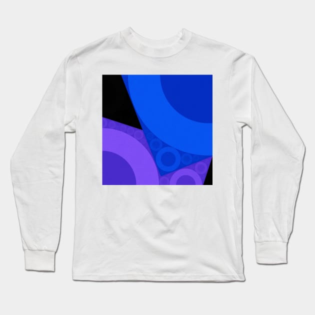 Circle Block Color Long Sleeve T-Shirt by Dturner29